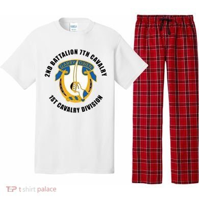 2nd Battalion 7th Cavalry 1st Cavalry Division Veteran Pajama Set