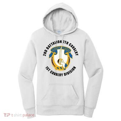 2nd Battalion 7th Cavalry 1st Cavalry Division Veteran Women's Hoodie