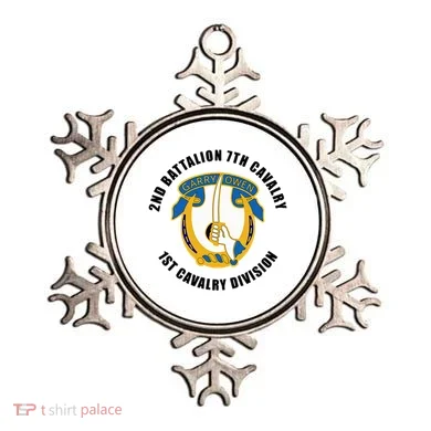 2nd Battalion 7th Cavalry 1st Cavalry Division Veteran Ornament