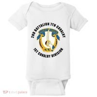 2nd Battalion 7th Cavalry 1st Cavalry Division Veteran Baby Bodysuit thumb 0