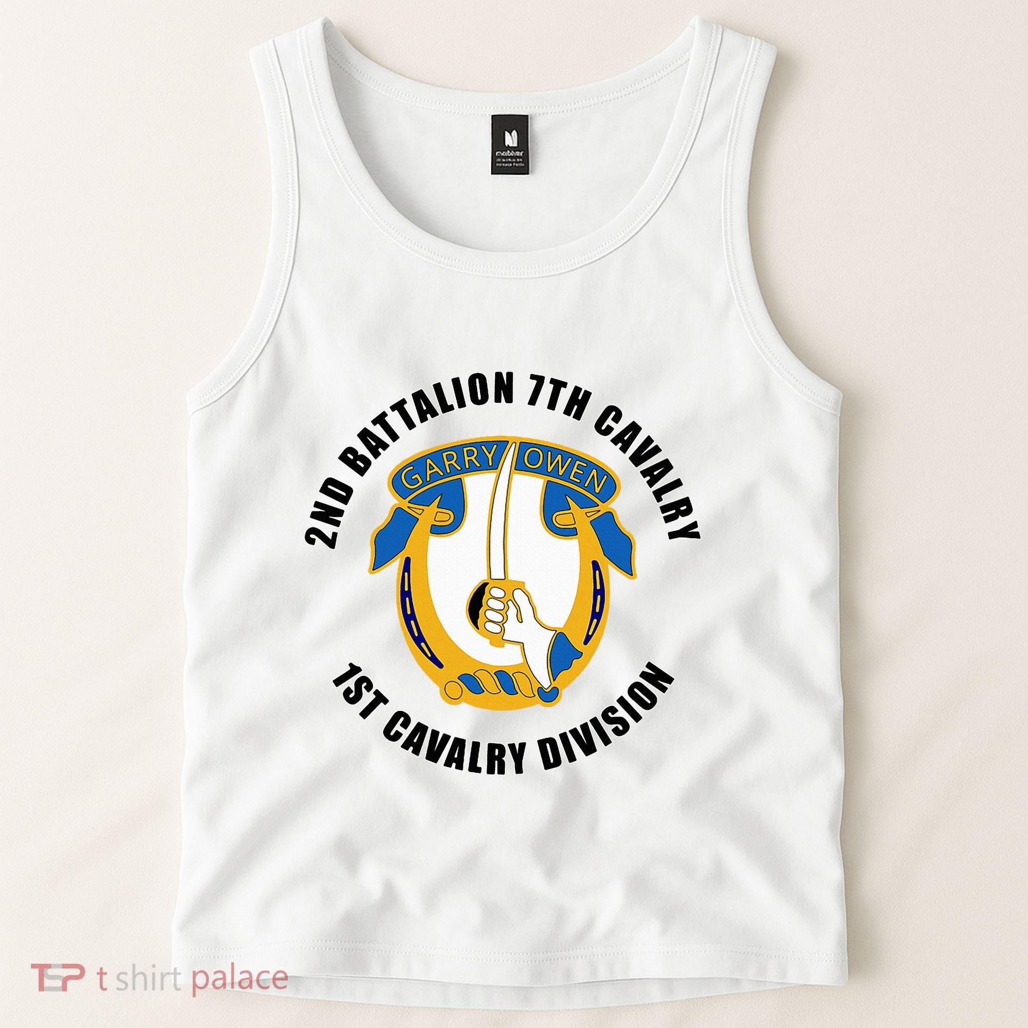 2nd Battalion 7th Cavalry 1st Cavalry Division Veteran Tank Top