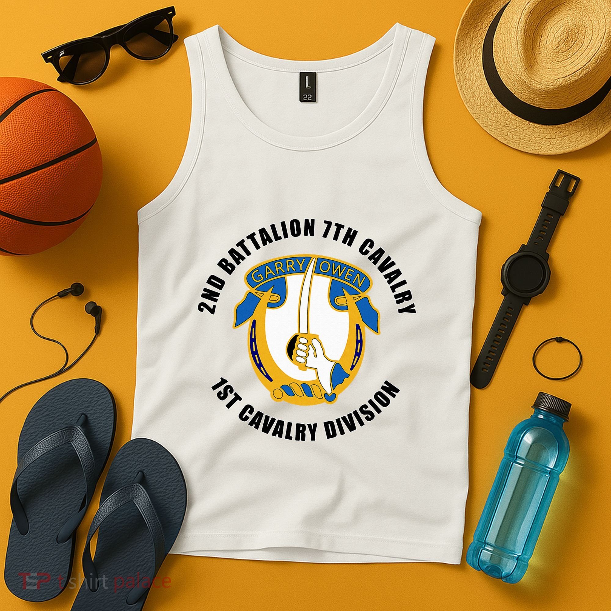 2nd Battalion 7th Cavalry 1st Cavalry Division Veteran Tank Top
