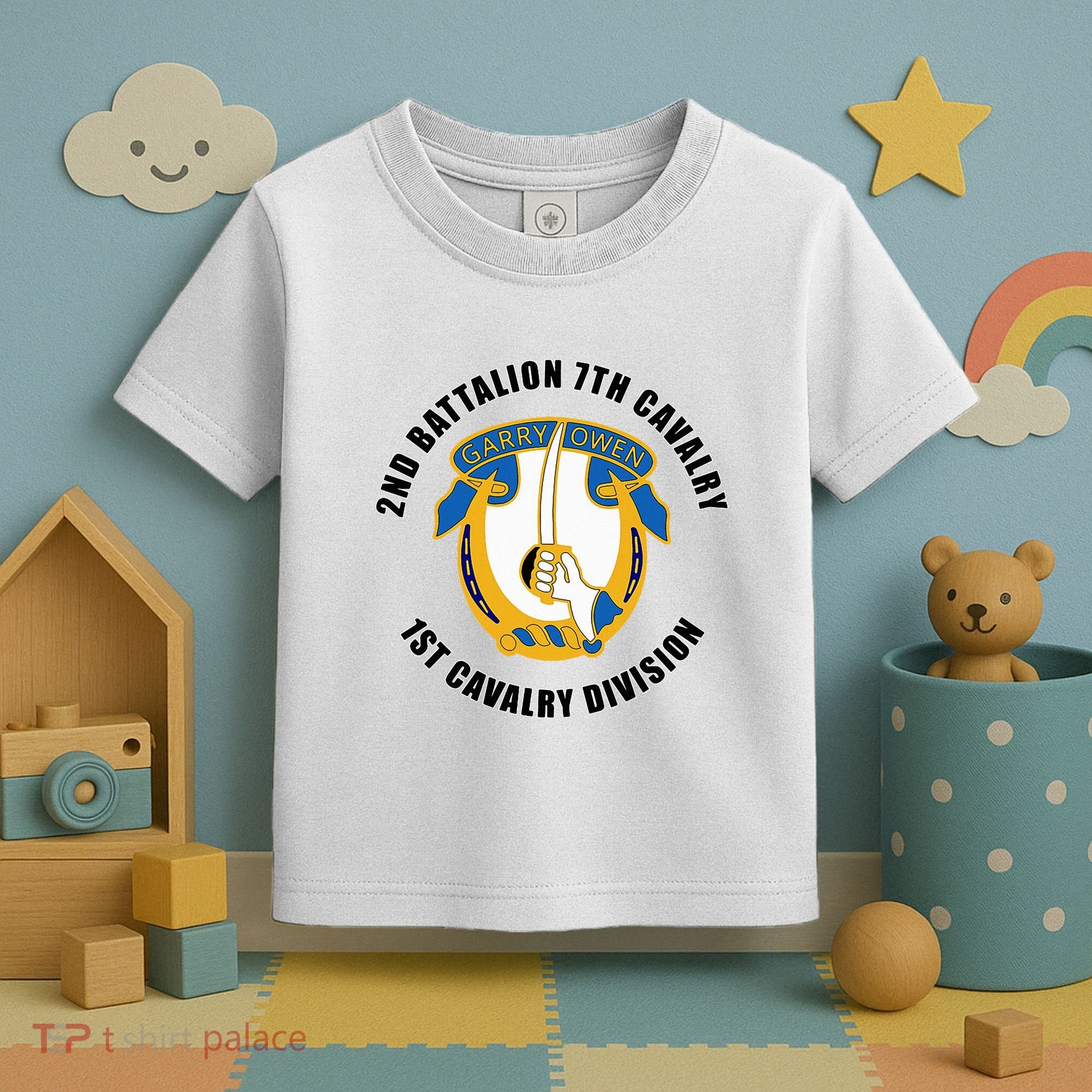 2nd Battalion 7th Cavalry 1st Cavalry Division Veteran Toddler T-Shirt