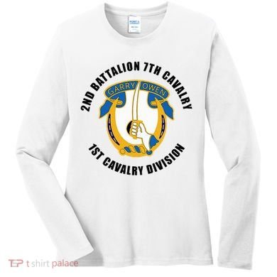 2nd Battalion 7th Cavalry 1st Cavalry Division Veteran Women's Long Sleeve Shirt