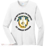 2nd Battalion 7th Cavalry 1st Cavalry Division Veteran Women's Long Sleeve Shirt thumb 0