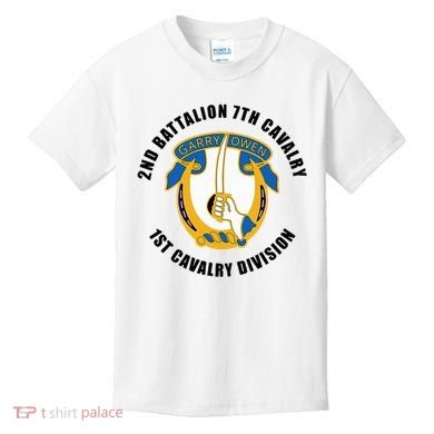 2nd Battalion 7th Cavalry 1st Cavalry Division Veteran Kids T-Shirt