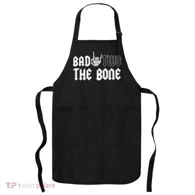 2nd Birthday Bad Two The Bone Party Apron