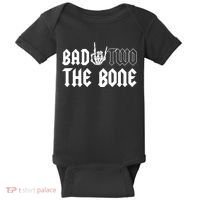 2nd Birthday Bad Two The Bone Party Baby Bodysuit thumb 0