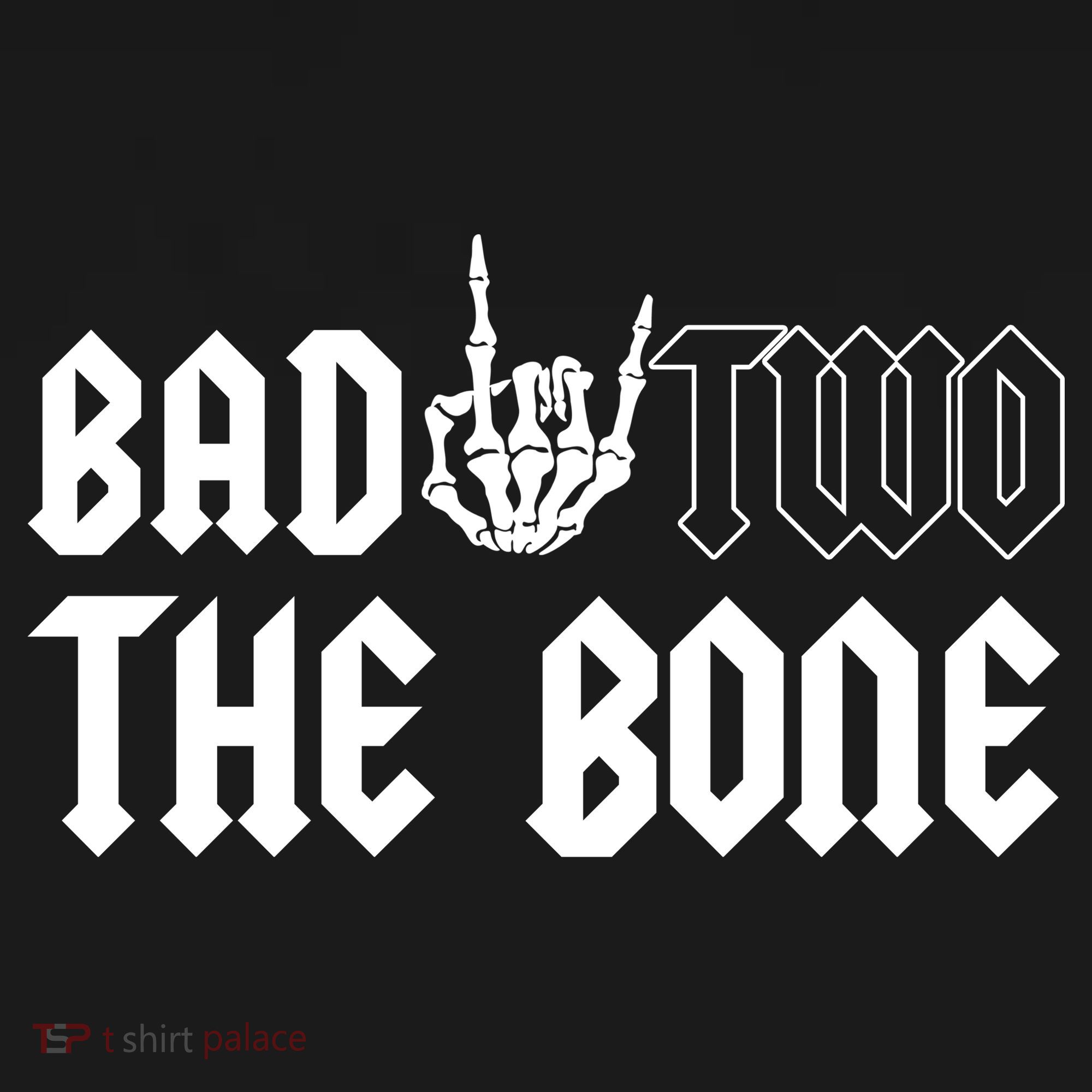2nd Birthday Bad Two The Bone Party Toddler Hoodie