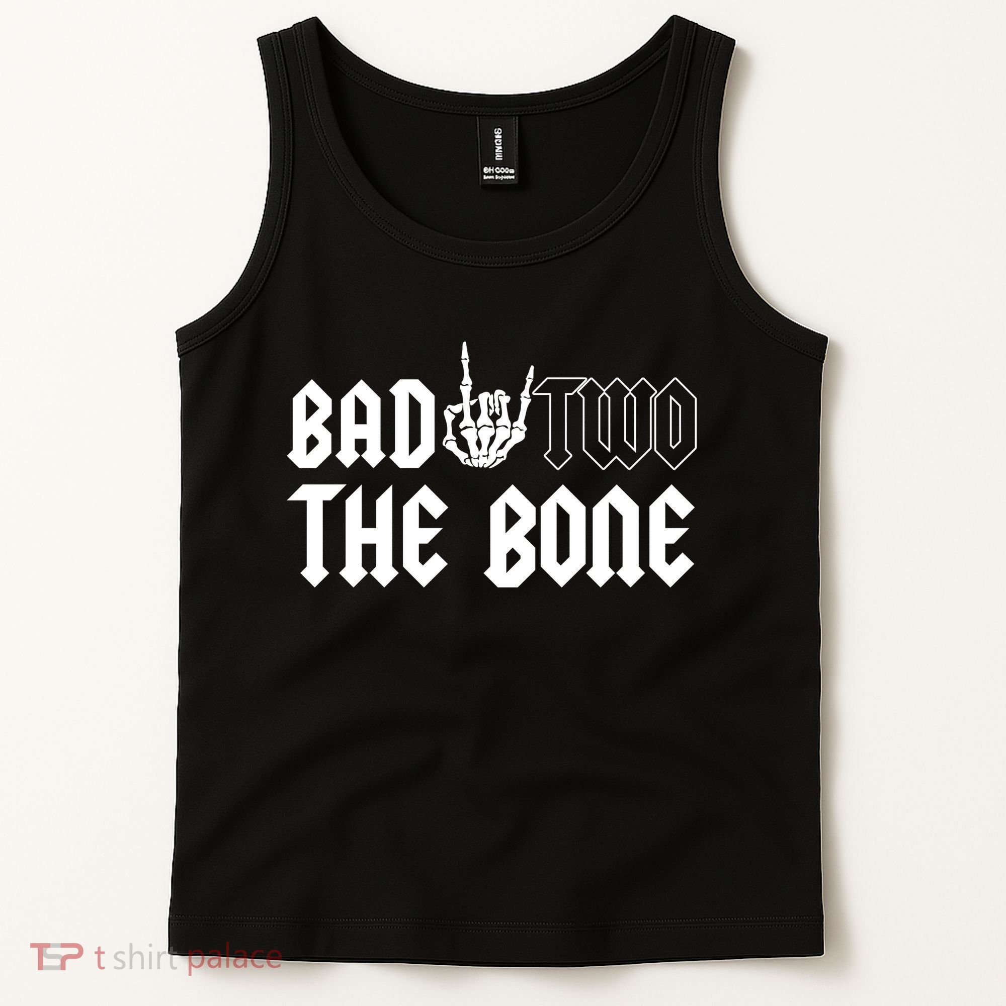 2nd Birthday Bad Two The Bone Party Tank Top