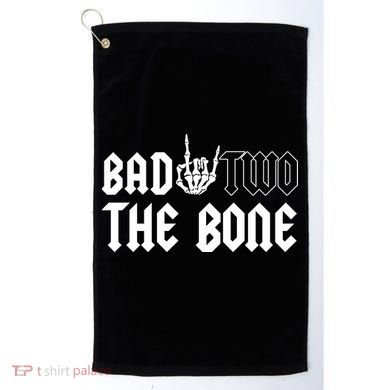 2nd Birthday Bad Two The Bone Party Golf Towel