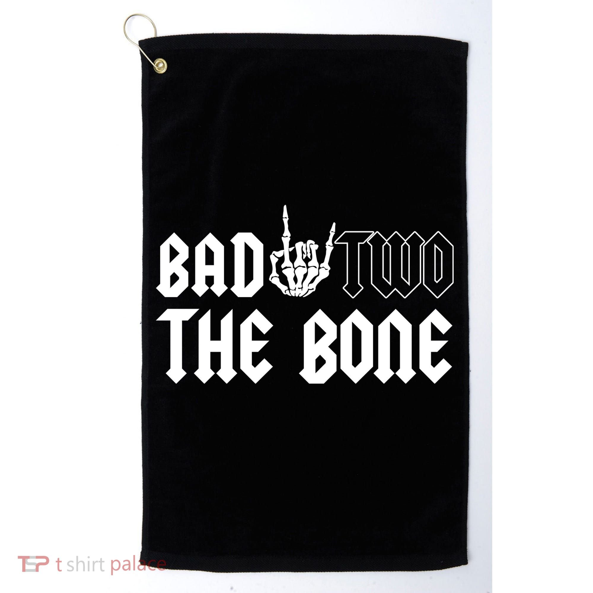 2nd Birthday Bad Two The Bone Party Golf Towel