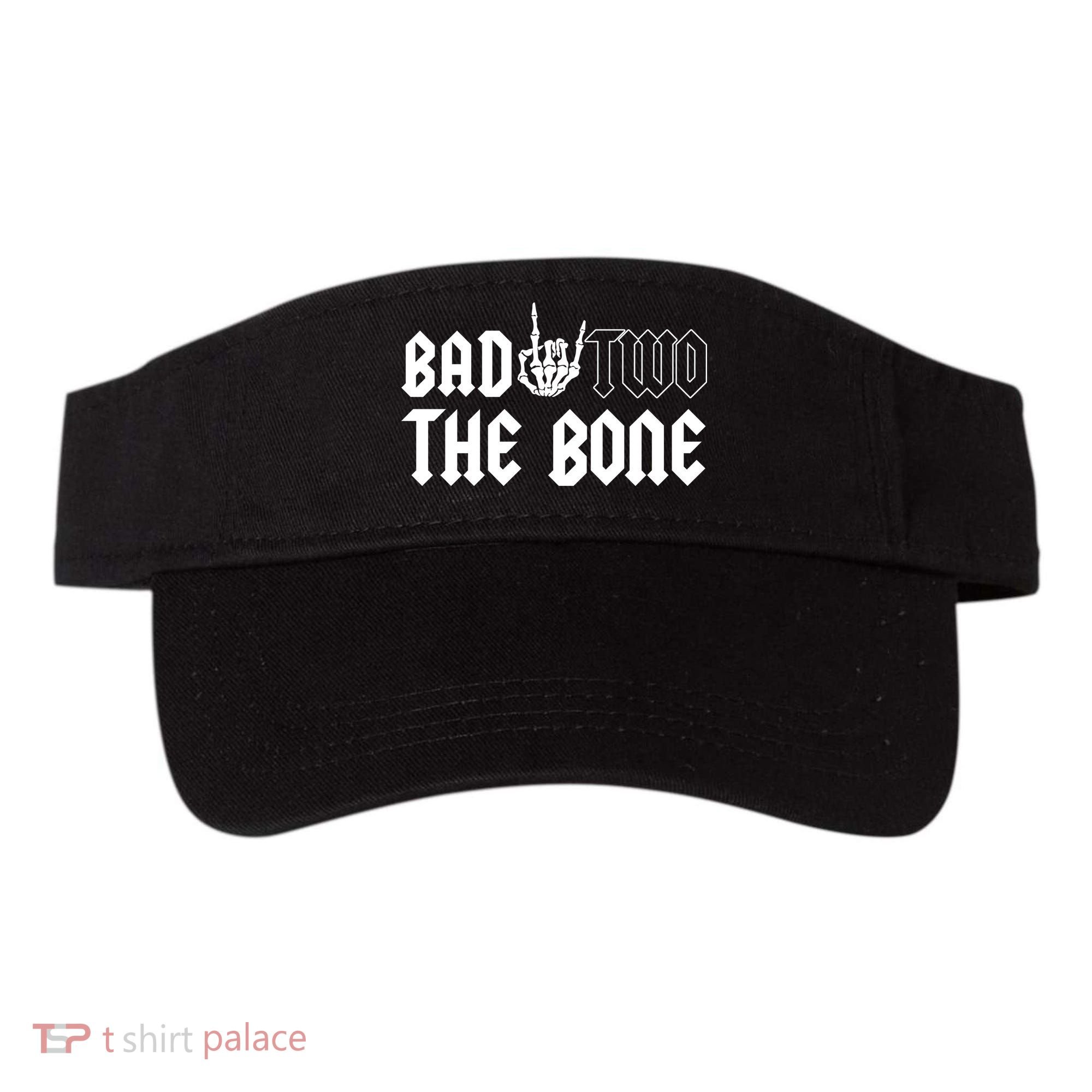 2nd Birthday Bad Two The Bone Party Visor