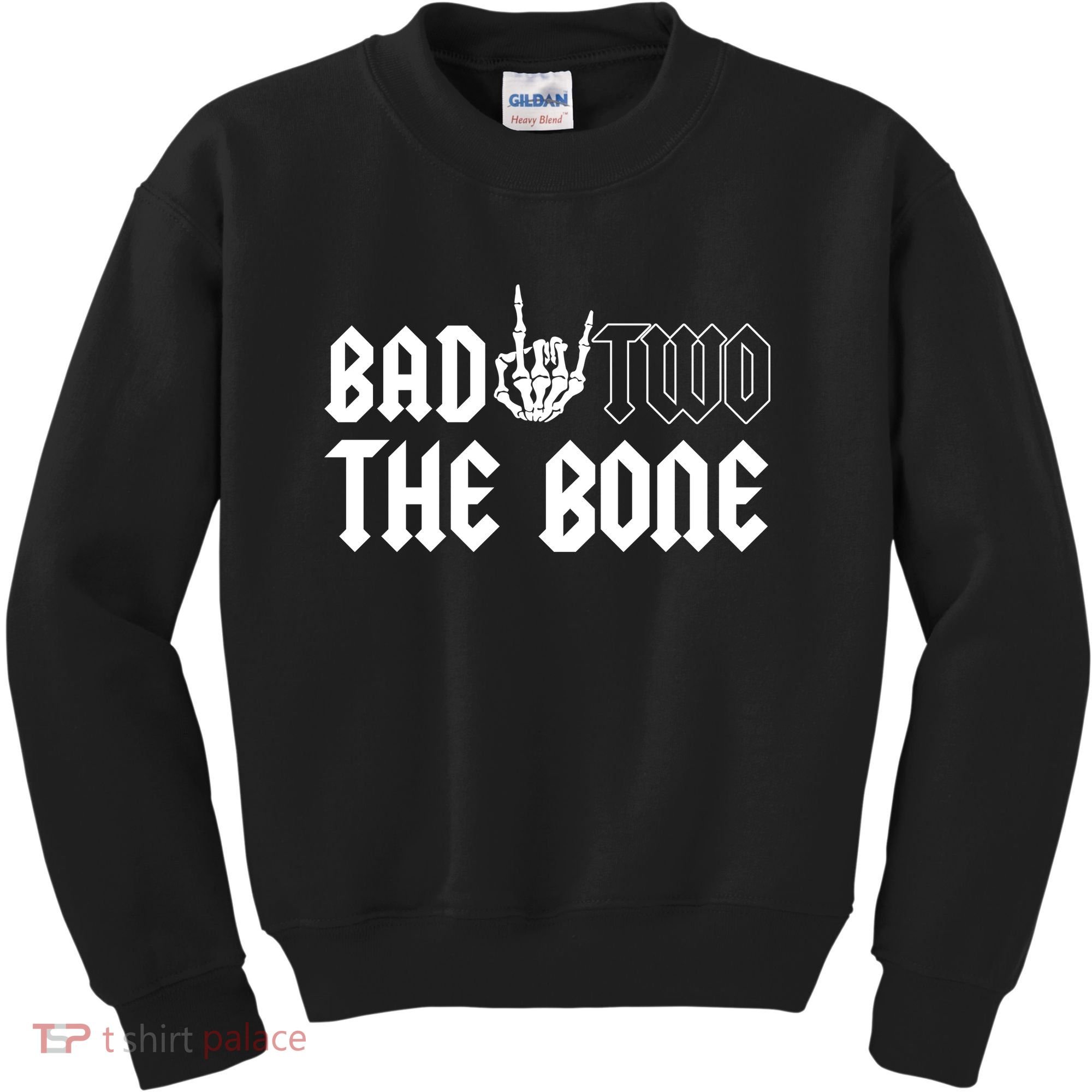 2nd Birthday Bad Two The Bone Party Kids Sweatshirt
