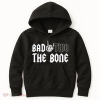 2nd Birthday Bad Two The Bone Party Kids Hoodie thumb 0
