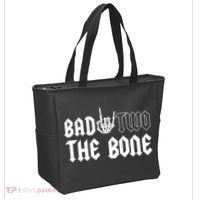2nd Birthday Bad Two The Bone Party Tote Bag thumb 2