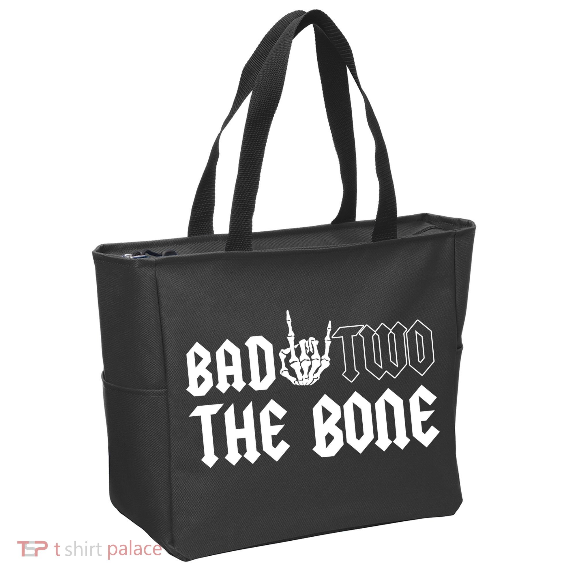 2nd Birthday Bad Two The Bone Party Tote Bag