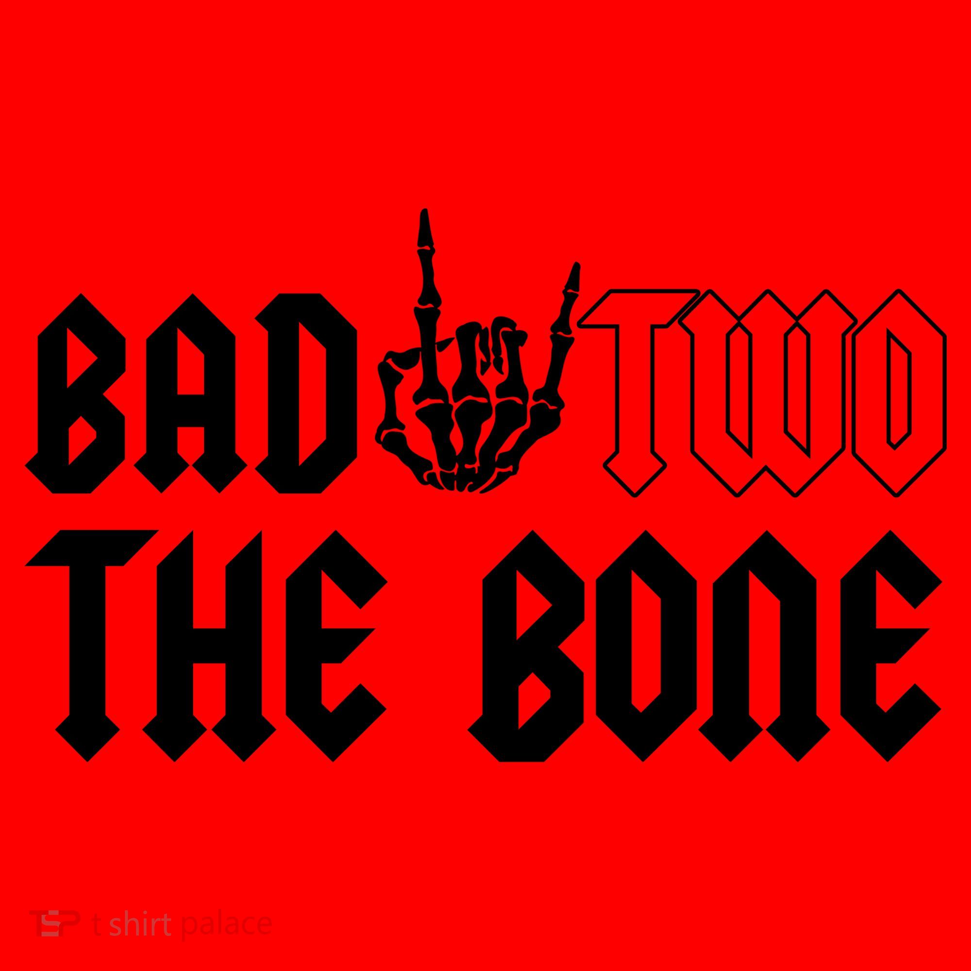 2nd Birthday Bad Two The Bone Party Santa Hat