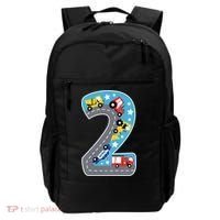 2nd Birthday Car Carpet 2 Year Old Car Gift Backpack thumb 0