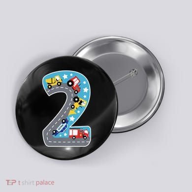 2nd Birthday Car Carpet 2 Year Old Car Gift Button