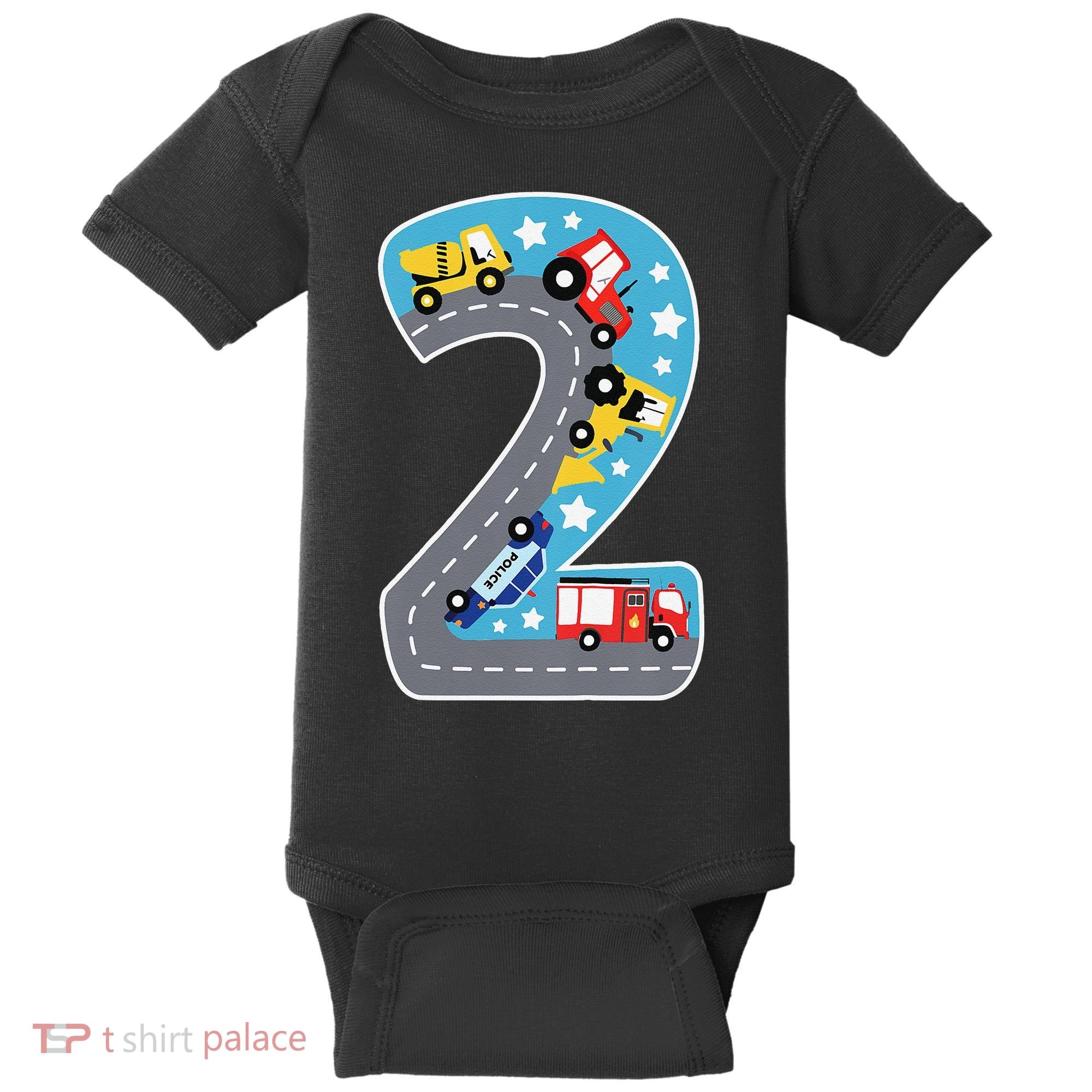 2nd Birthday Car Carpet 2 Year Old Car Gift Baby Bodysuit