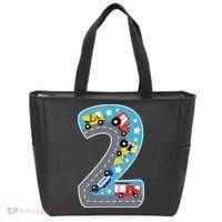 2nd Birthday Car Carpet 2 Year Old Car Gift Tote Bag thumb 0