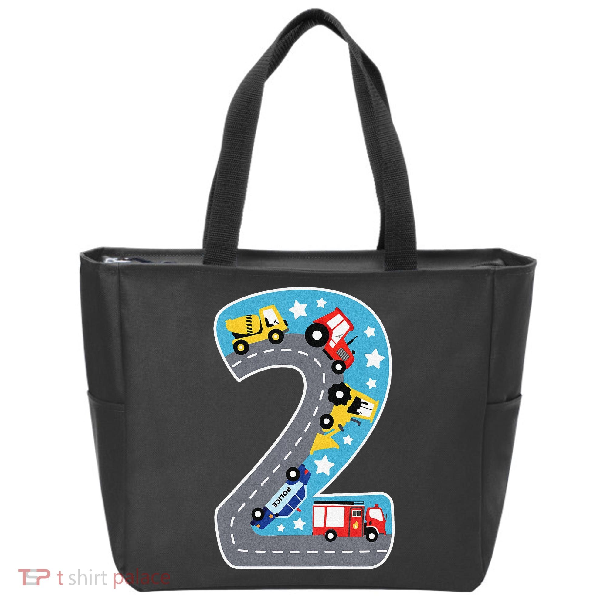 2nd Birthday Car Carpet 2 Year Old Car Gift Tote Bag