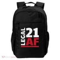 21 Birthday Celebration Party Gift I Legal AF 21st Bday Backpack thumb 0
