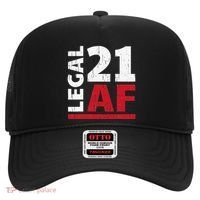21 Birthday Celebration Party Gift I Legal AF 21st Bday Hat thumb 0