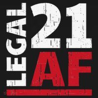 21 Birthday Celebration Party Gift I Legal AF 21st Bday Tank Top thumb 6