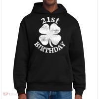 21st Birthday Funny St. Patricks Day Party Beer Gift District V.I.T. Heavyweight Hoodie thumb 0