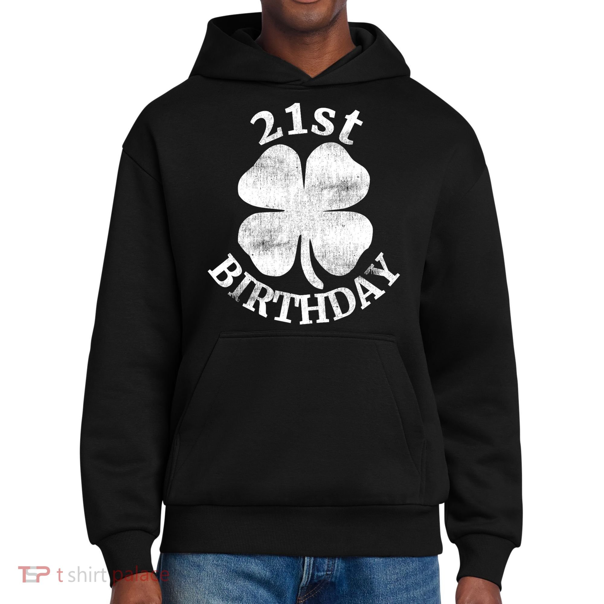 21st Birthday Funny St. Patricks Day Party Beer Gift District V.I.T. Heavyweight Hoodie