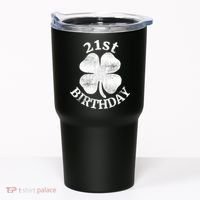 21st Birthday Funny St. Patricks Day Party Beer Gift Tumbler thumb 0