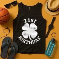 21st Birthday Funny St. Patricks Day Party Beer Gift Tank Top thumb 4