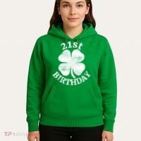 21st Birthday Funny St. Patricks Day Party Beer Gift Hoodie thumb 5