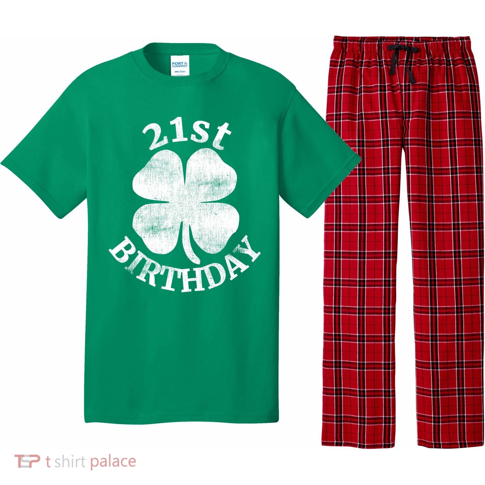 21st Birthday Funny St. Patricks Day Party Beer Gift Pajama Set