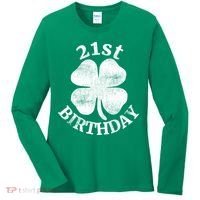 21st Birthday Funny St. Patricks Day Party Beer Gift Women's Long Sleeve Shirt thumb 0
