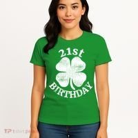 21st Birthday Funny St. Patricks Day Party Beer Gift Women's T-Shirt thumb 4