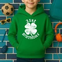 21st Birthday Funny St. Patricks Day Party Beer Gift Kids Hoodie thumb 2