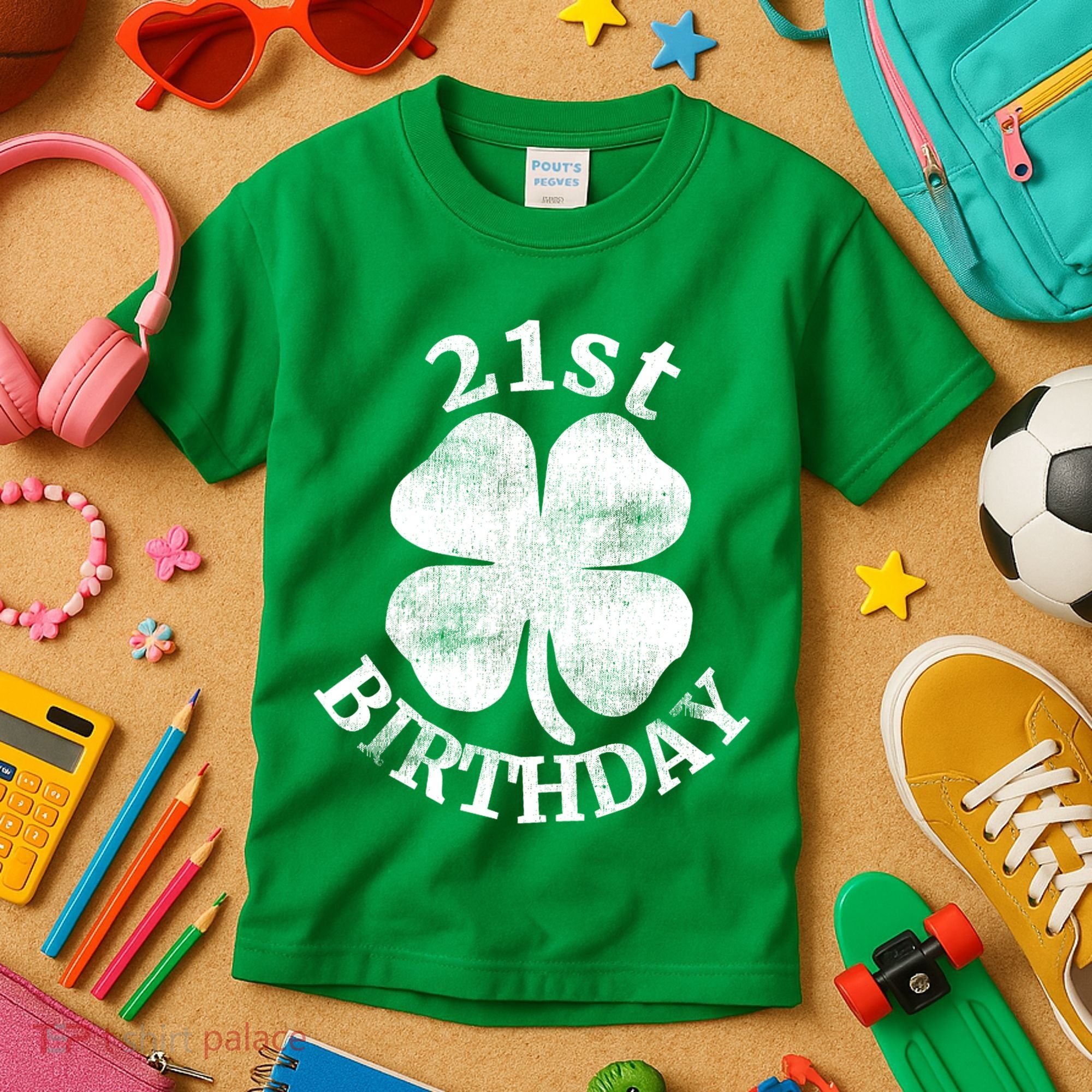 21st Birthday Funny St. Patricks Day Party Beer Gift Kids T-Shirt