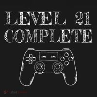 21st Birthday Gaming Level 21 Complete Apron thumb 3