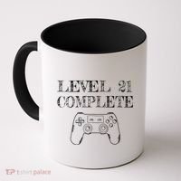 21st Birthday Gaming Level 21 Complete Coffee Mug thumb 0