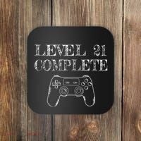 21st Birthday Gaming Level 21 Complete Coaster thumb 0