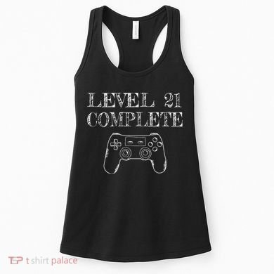 21st Birthday Gaming Level 21 Complete Women's Tank Top