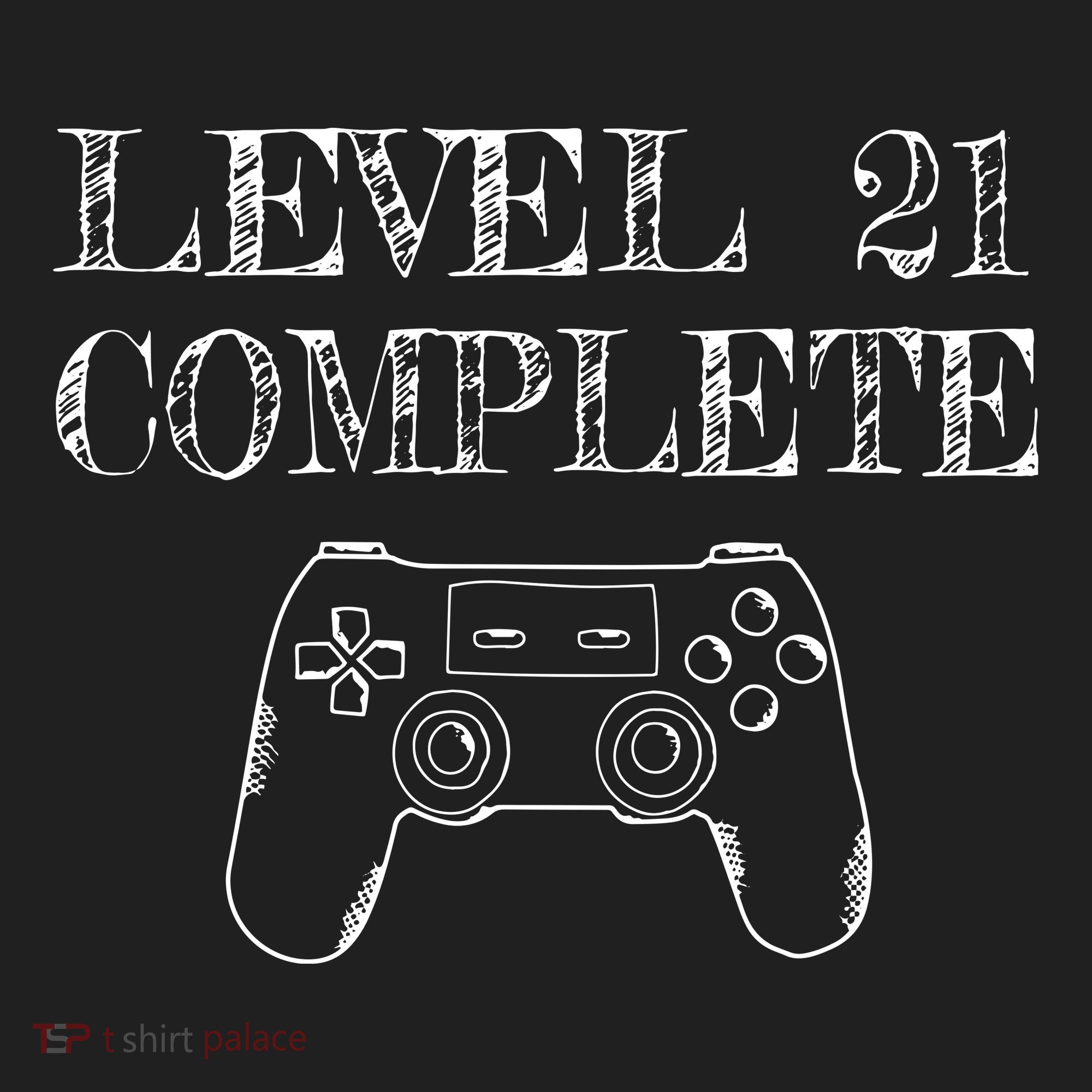21st Birthday Gaming Level 21 Complete Golf Towel