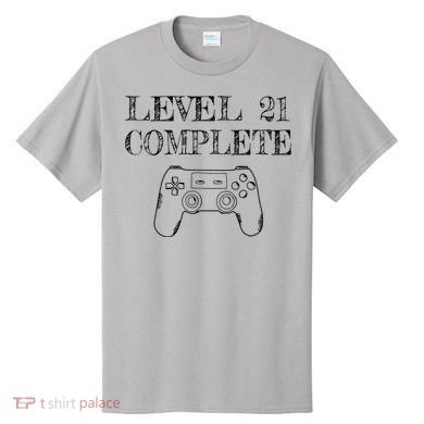 21st Birthday Gaming Level 21 Complete T-Shirt