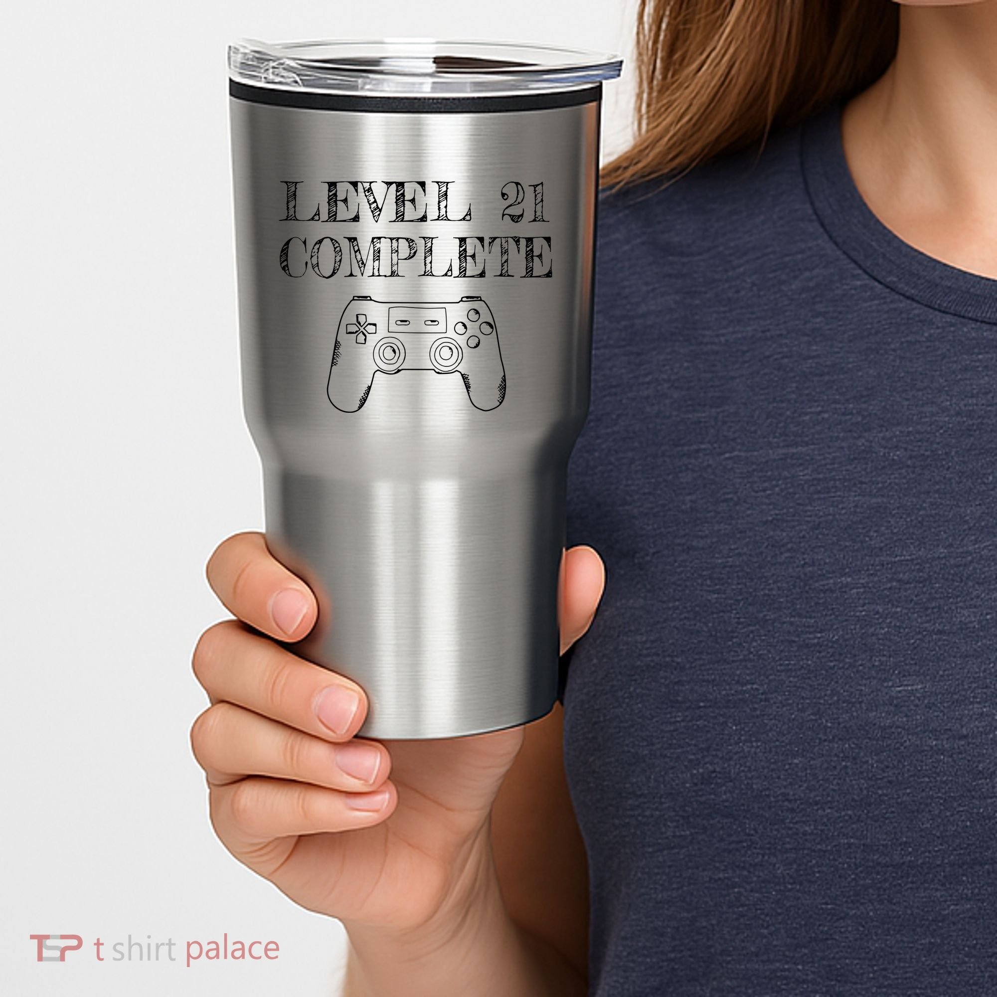 21st Birthday Gaming Level 21 Complete Tumbler