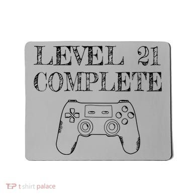 21st Birthday Gaming Level 21 Complete Mousepad
