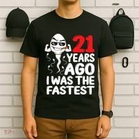 21st Birthday Gag Dress 21 Years Ago I Was The Fastest Funny T-Shirt thumb 6