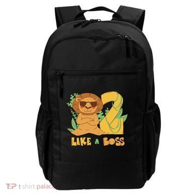 2nd Birthday Like A Boss Lion Cute Gift Backpack